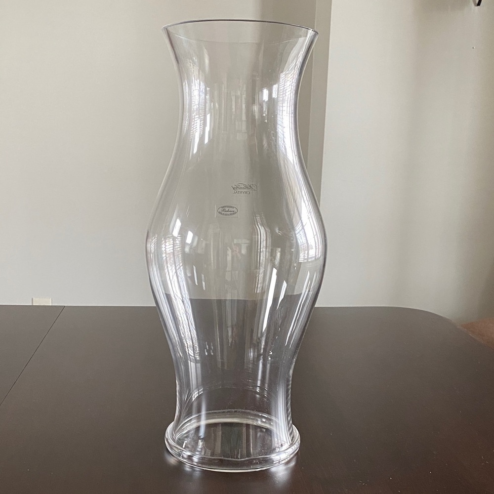 Williamsburg Crystal Hurricane Shade by Bahner - 18" Tall